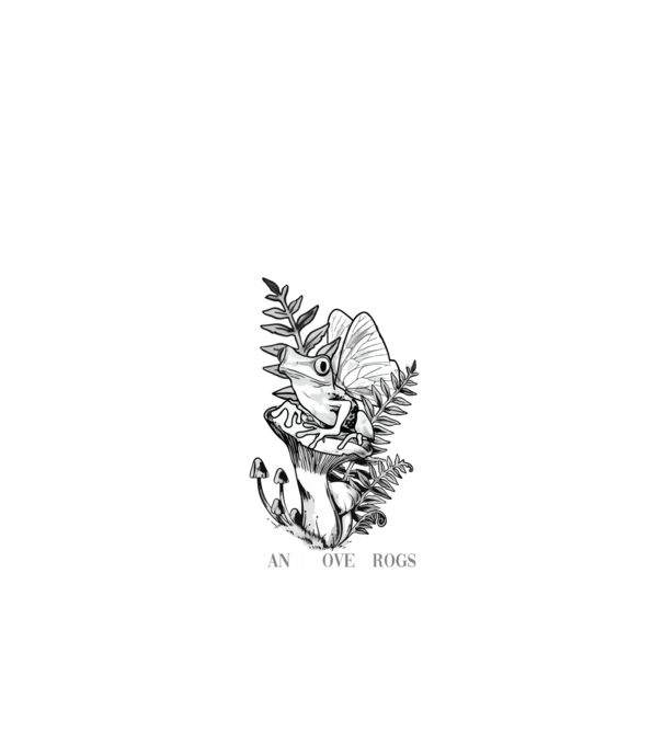 MILF man i love frogs model negru pe tricou