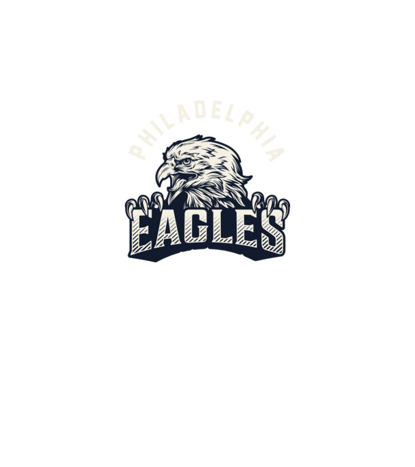 Philadelphia Eagles model gri pe tricou