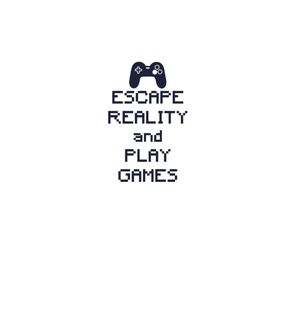 Escape reality model gri pe tricou