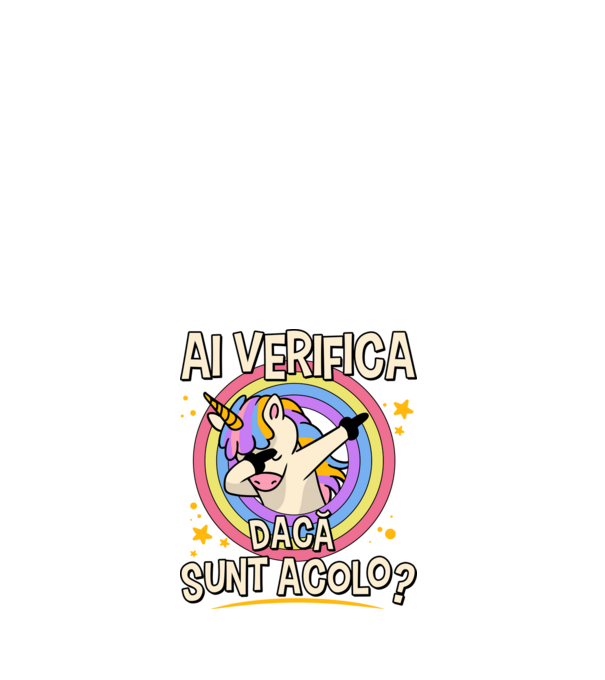 Ai verifica dacă sunt acolo? model alb pe tricou
