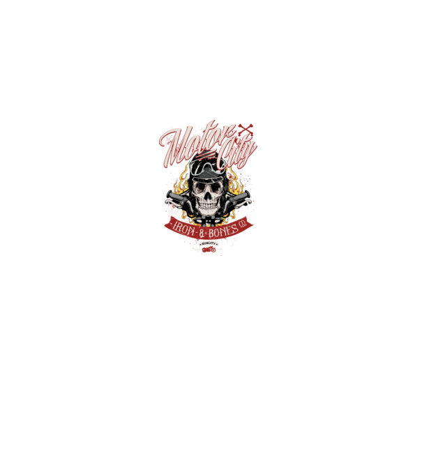 Motor City model negru pe tricou
