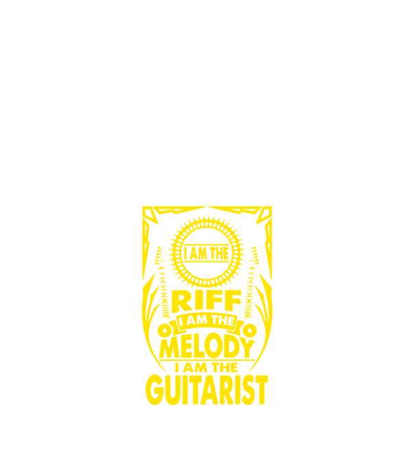 Riff Melody Guitarist model negru pe tricou