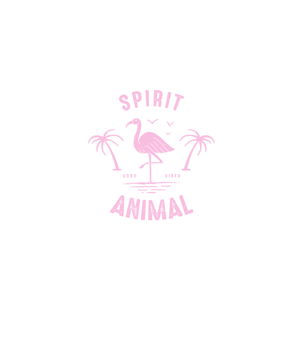 SPIRIT ANIMAL model negru pe tricou