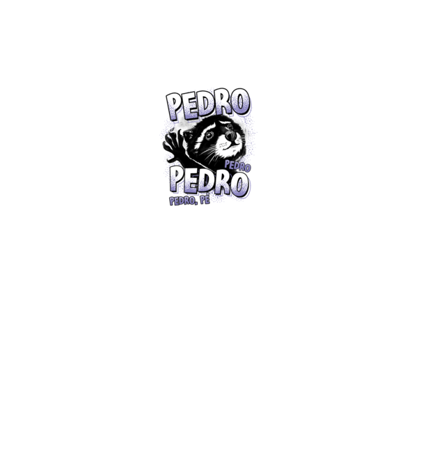 PEDRO PEDRO PEDRO model negru pe tricou
