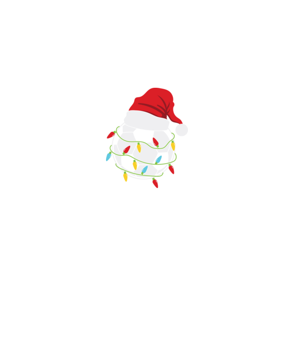 Football christmas model negru pe tricou