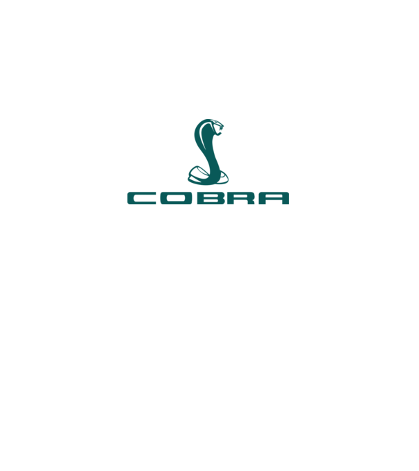 Cobra model alb pe tricou