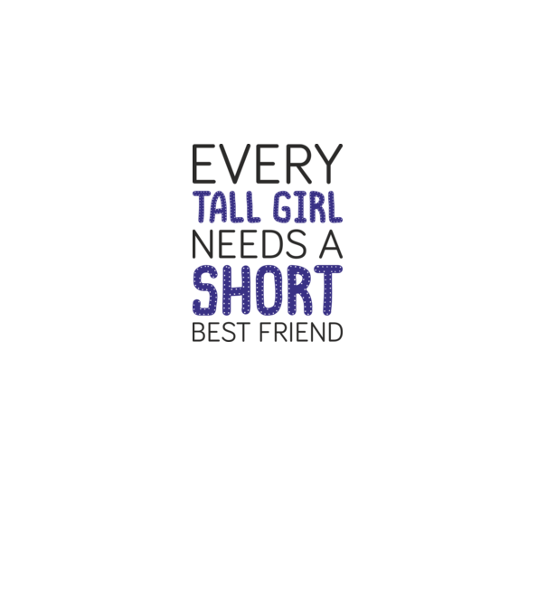 Short Freind model alb pe tricou