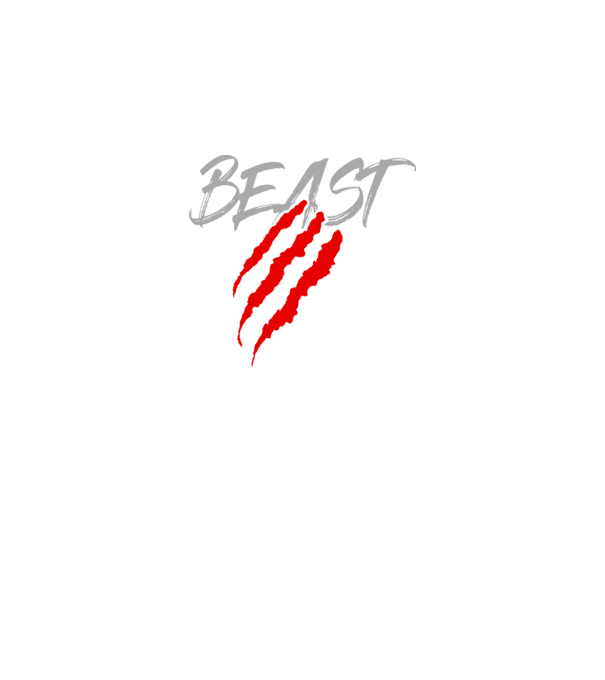 Beast model negru pe tricou