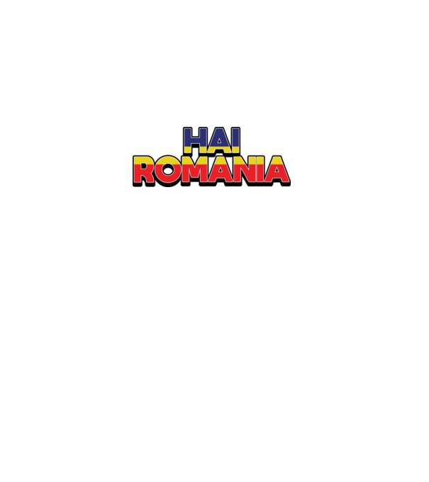 Subtitlu Hai Romania model alb pe tricou