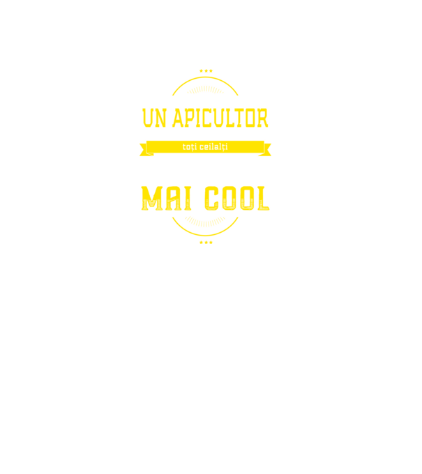 sunt un apicultor, la fel ca toți ceilalți, dar mult mai cool model negru pe tricou
