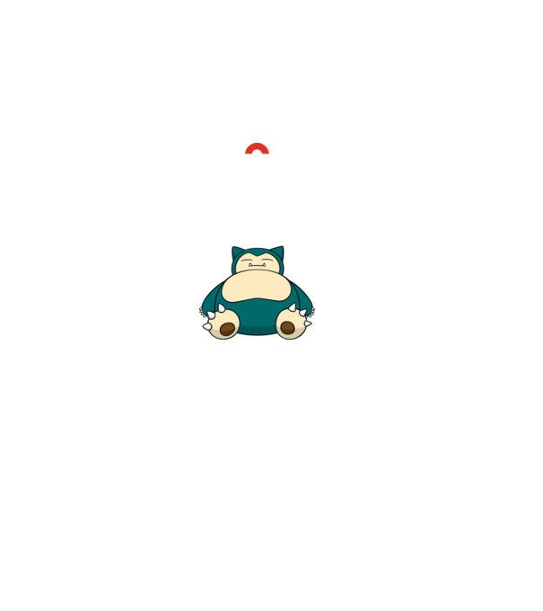 Keep Calm Snorlax model negru pe tricou