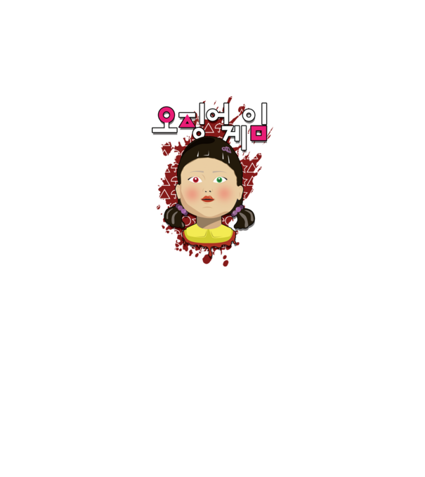 red light green light doll model gri pe tricou