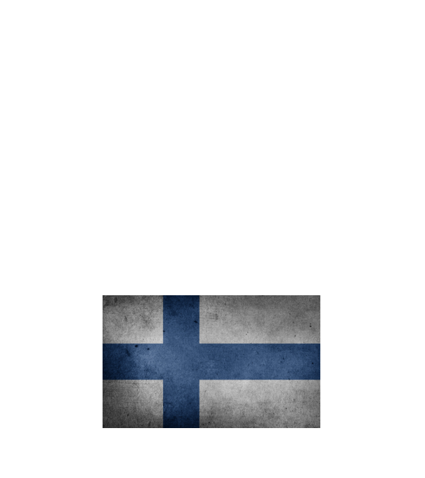 FINLAND model albastru închis pe tricou