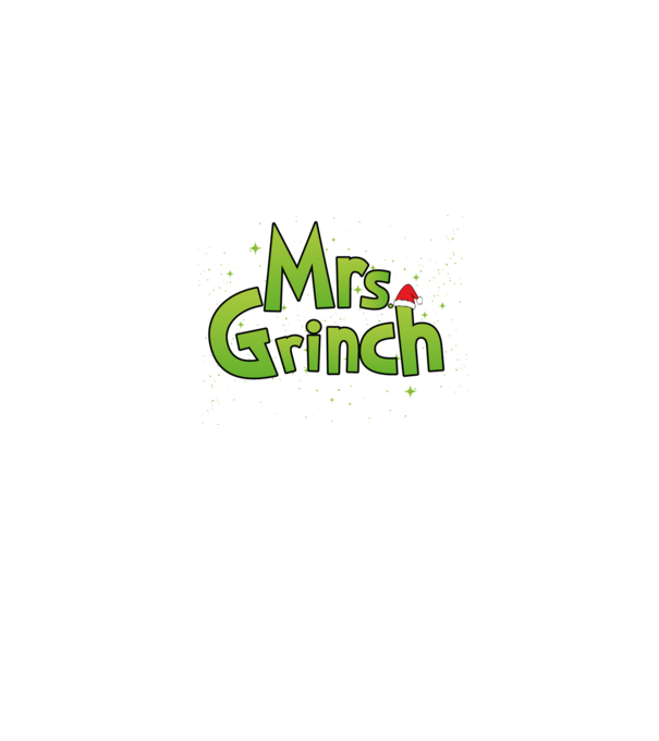 Grinch Family Mrs Grinch model albastru jeanși pe tricou