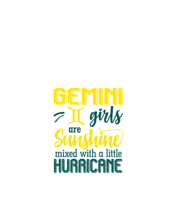 Sunshine with Hurricane GEMINI model negru pe tricou