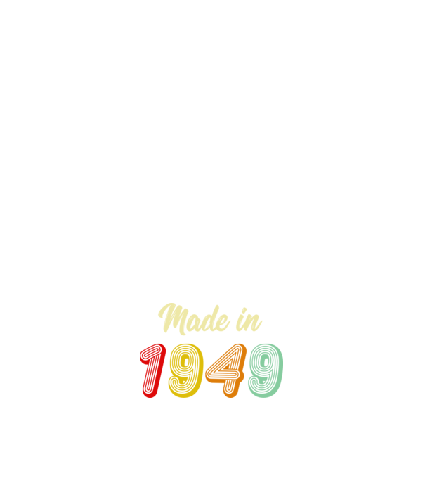 made in 1949 retro model negru pe tricou