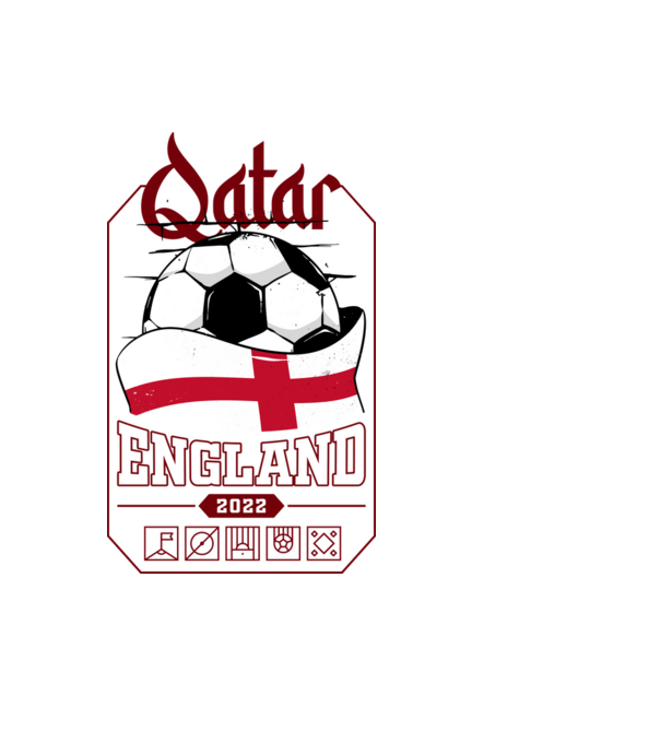 Qatar teams England model negru pe tricou