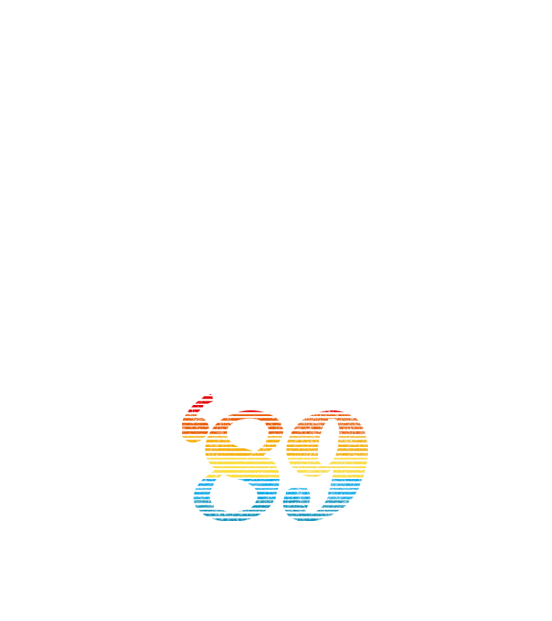 Retro Birthday 1989 model alb pe tricou