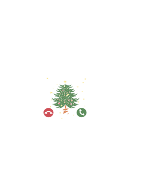 Christmas is calling model negru pe tricou
