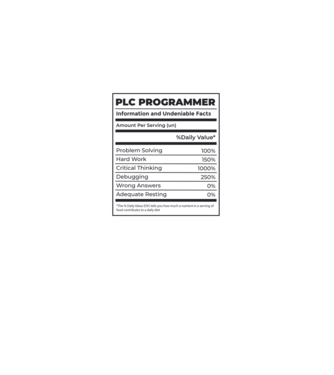 Programator PLC model negru pe tricou