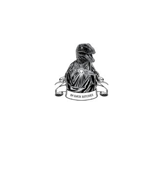 Iisus Raptor Dinozaur model gri pe tricou