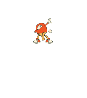 Ping Pong DAB model negru pe tricou