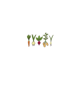 Legume model alb/roșu pe tricou