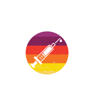 Don't wait Vaccinate model alb pe tricou