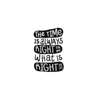 The time is always right model galben pe tricou
