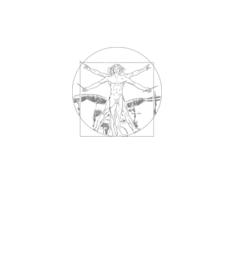 Da Vinci tobe model alb pe tricou