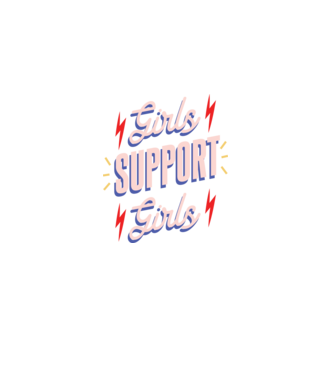 Girls Support Girls Ziua Femeii model mov pe tricou