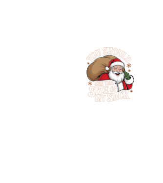 You Should See The Size Of My Sack Santa model galben neon pe tricou