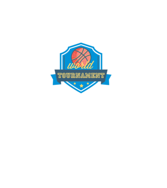 Basketball Tournament model negru pe tricou