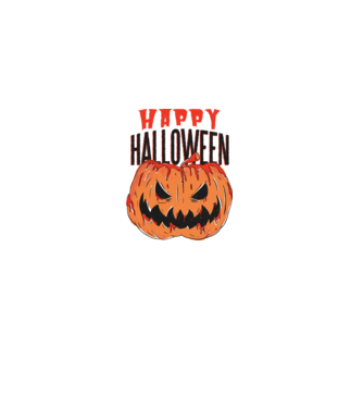 Happy Halloween Pumpkin model alb pe tricou