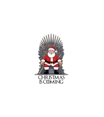 Christmas is Coming Alb model alb pe tricou