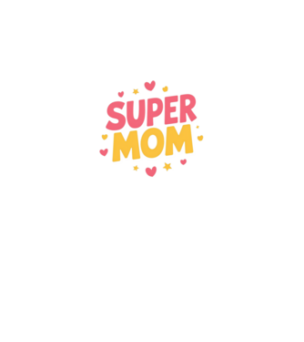 Super Mom Negru model negru pe tricou