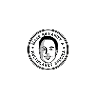 Make humanity a Multiplanet species Elon Musk model roz deschis pe tricou