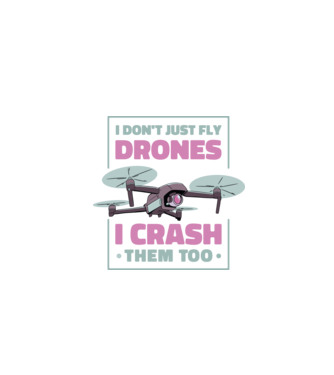 Tricou drone model alb pe tricou
