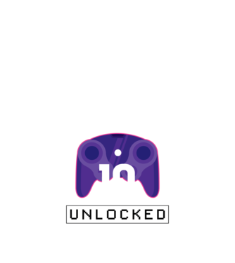 Level 10 Unlocked Gamer Birthday model negru pe tricou