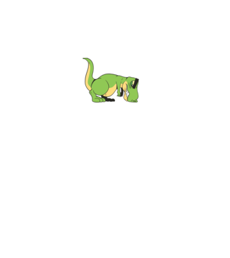 T-rex Push-up model negru pe tricou