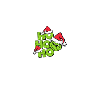 Ho Ho Ho - Grinch model negru pe tricou