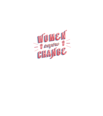 Women inspire change Ziua Femeii model alb pe tricou