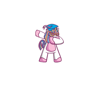 Unicorn Absolvent DAB model alb pe tricou