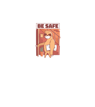 Leneș Be Safe model negru pe tricou