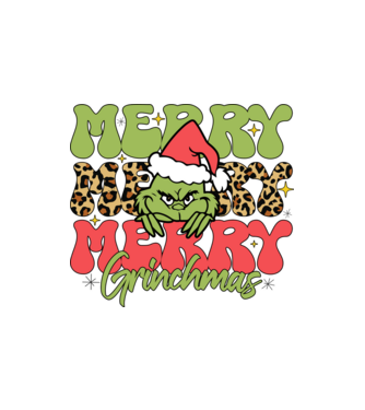 Merry Grinchmas model nisipiu pe tricou