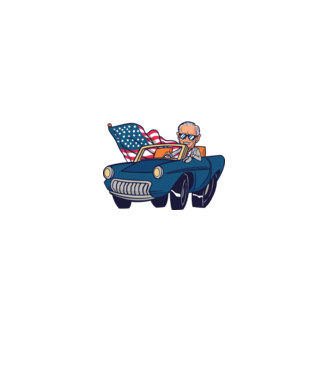 'Ridin'' with Biden - SUA 2020 alegeri' model gri pe tricou