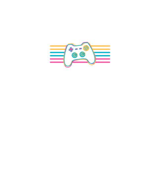 Gamer Controler Retro model negru pe tricou