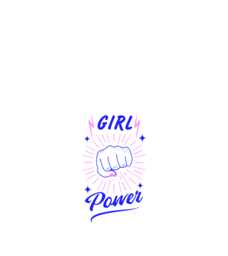 Girl Power Ziua Femeii model alb pe tricou