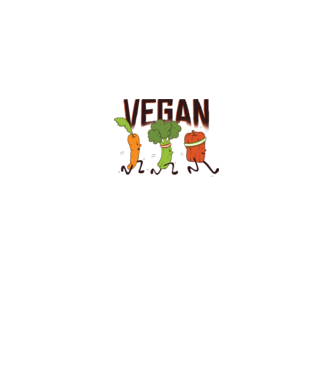 Legume vegan model alb pe tricou