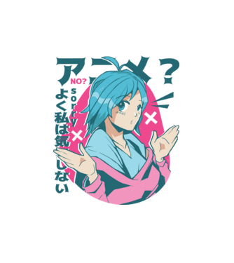 Tricou Anime model alb pe tricou